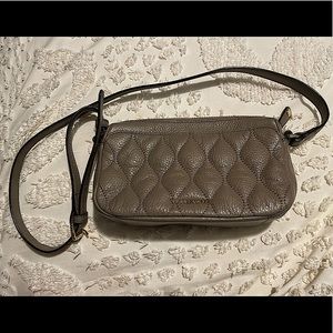 COPY - Vera Bradley Taupe Leather Sydney Crossbody